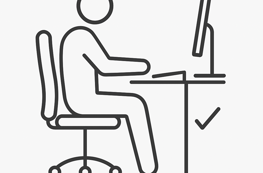 Sittestilling på kontor – ergonomiske tips fra en fysioterapeut